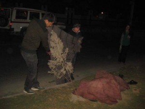 Blanket Distribution on November 22 night 2