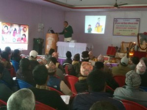Presentation by ISSEN faculty during the EHV training in Western Nepal 2